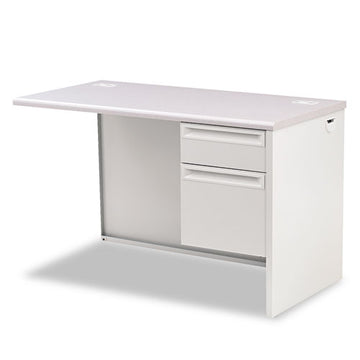 HON® 38000 Series Flush Return, Left, 48w X 24d X 29-1-2h, Mahogany-charcoal freeshipping - TVN Wholesale